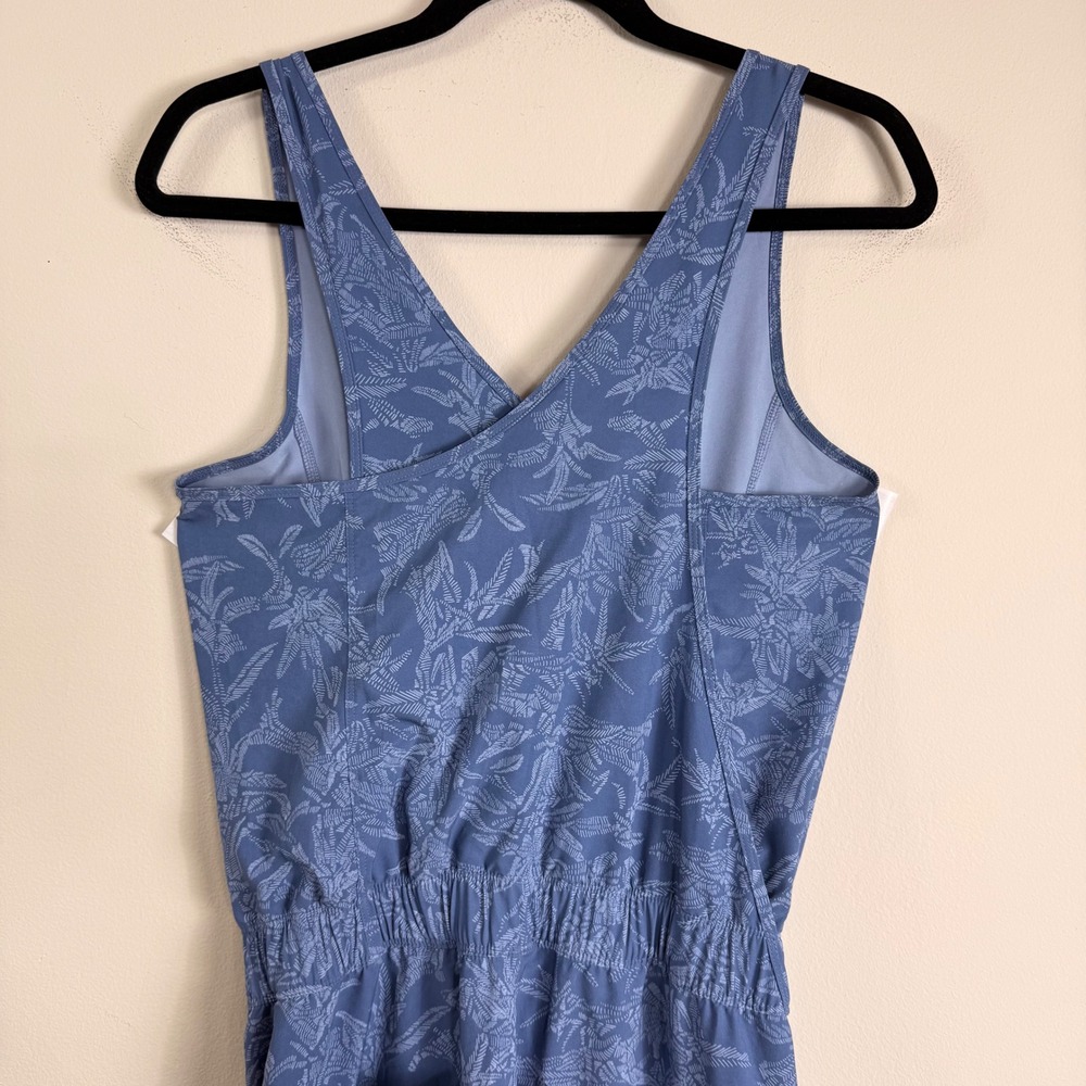 Patagonia Fleetwith Romper Monkey Flower Current Blue 56995 Womens Small - Picture 8 of 9